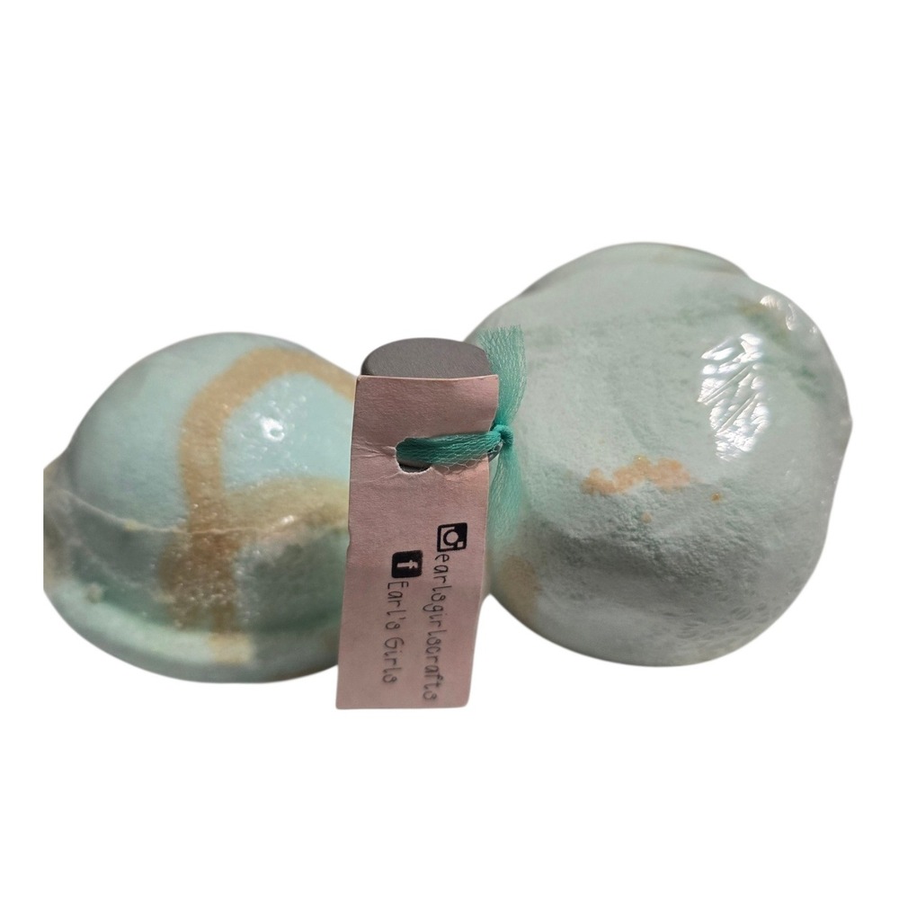Boutique Spa Lot 2 Buff City Soap Bath Bombs Earls Girls Mint Menthol Crystals